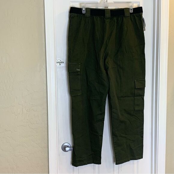 Aritzia TNA Green Fatigue Cargo Pants Size 2XL - Picture 4 of 12